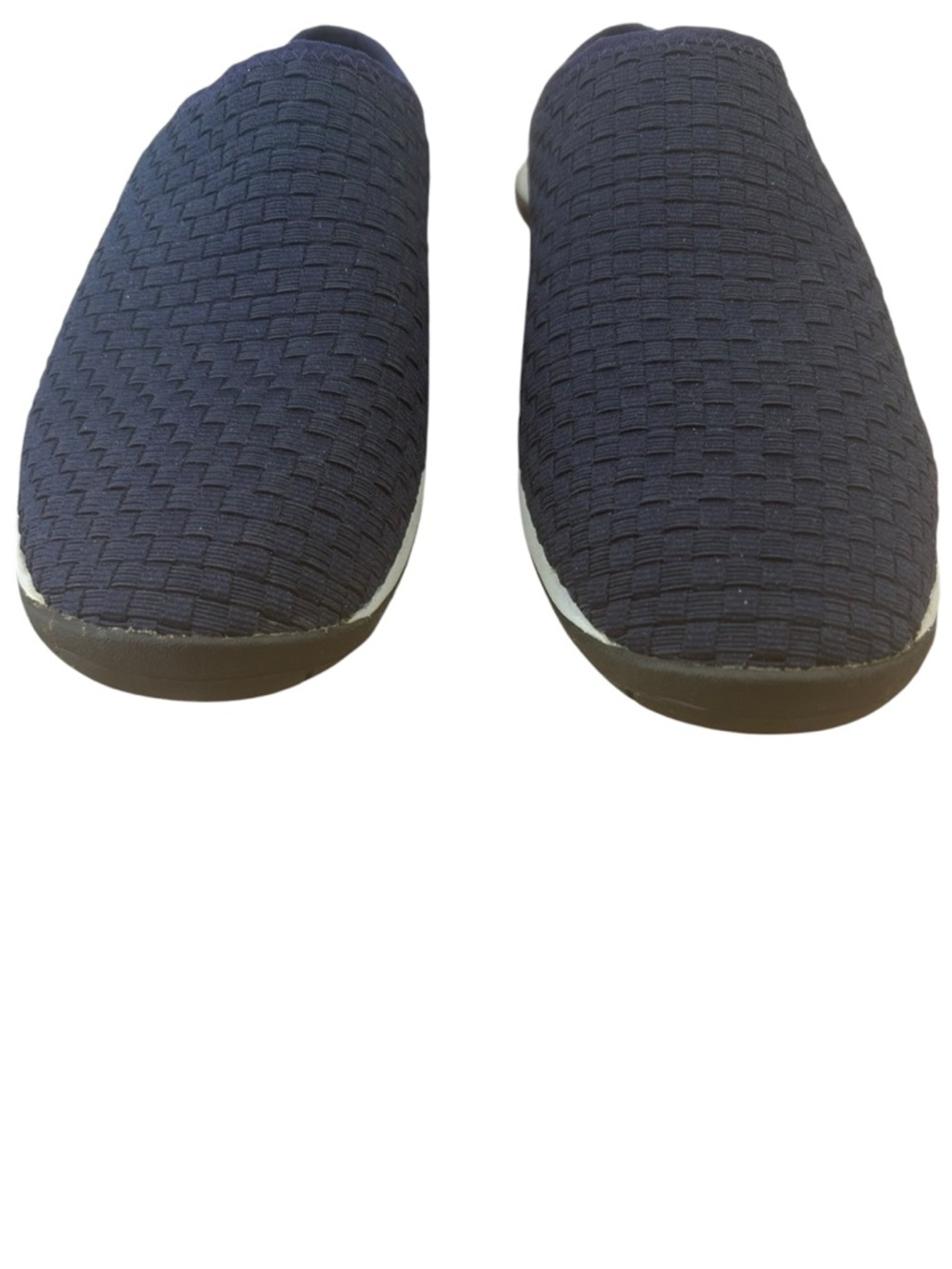L.L. Bean BeanSport Woven Mule Slides Navy blue womens size 9.5M Comfort Slip On - Picture 11 of 12